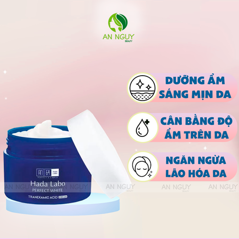 Kem Dưỡng Trắng Hada Labo Perfect White Tranexamic Acid Cream 50gr