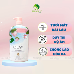 Sữa Tắm Olay Body Wash  Lưu Hương Thơm Lâu 887ml (Hàng Mỹ Nhập Khẩu)