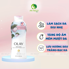 Sữa Tắm Olay Body Wash Lưu Hương Thơm Lâu 650ml (Hàng Mỹ Nhập Khẩu)