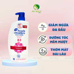 Dầu Gội & Xả Head & Shoulders Smooth & Silky 2in1 Suôn Mềm Óng Mượt (Hàng Mỹ Nhập Khẩu)