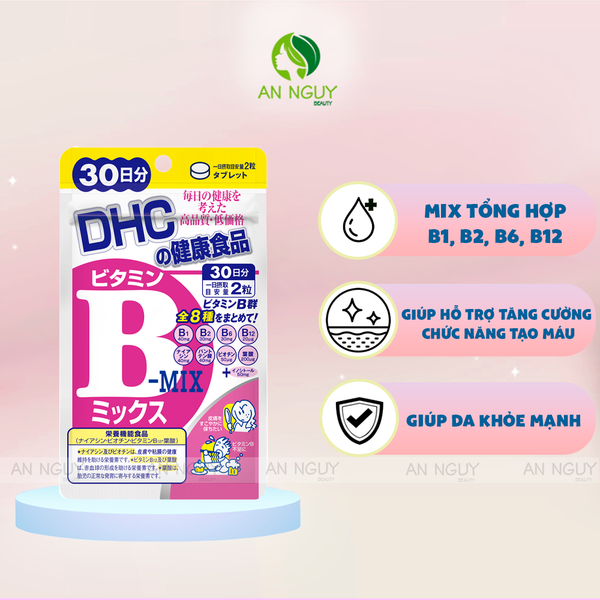 Viên Uống DHC Bổ Sung Vitamin B Mix Tổng Hợp