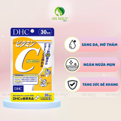 Viên Uống DHC Bổ Sung Vitamin C Dưỡng Sáng Da, Tăng Đề Kháng