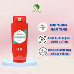 Sữa Tắm Nam Old Spice High Endurance Body Wash 532ml (Hàng Mỹ Nhập Khẩu)