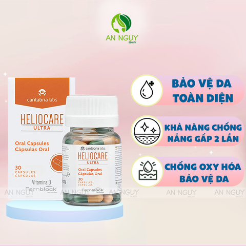 Viên Uống Chống Nắng Heliocare Ultra Oral Capsules 30 Viên