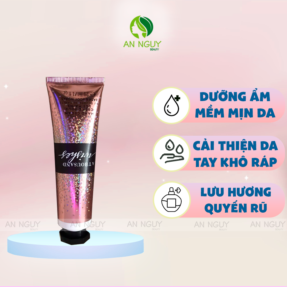 Kem Dưỡng Da Tay Bath & Body Works Shea Butter Hand Cream Làm Mềm Da Tay, Cấp Ẩm 29ml