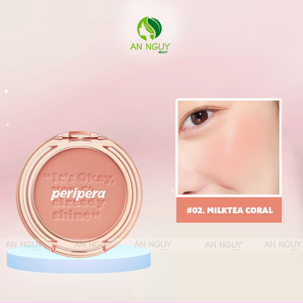 Phấn Má Hồng Peripera Pure Blushed Sunshine Cheek (Phiên Bản You Already Shine) 4.2gr