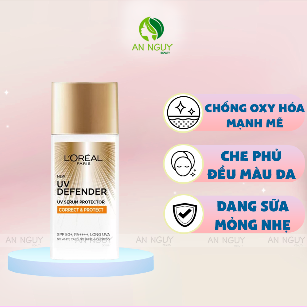 Kem Chống Nắng L'Oreal Paris UV Defender Daily Sunscreen SPF50+ PA ...