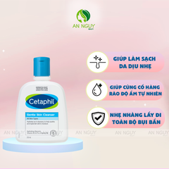 Sữa Rửa Mặt Cetaphil Cleanser Làm Sạch Dịu Nhẹ Cho Da Nhạy Cảm (Mẫu Mới)