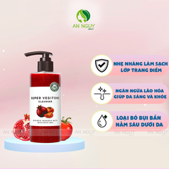 Sữa Rửa Mặt Sủi Bọt Khí Byvibes Wonder Bath Super Vegitoks Cleanser Rau Củ 300ml