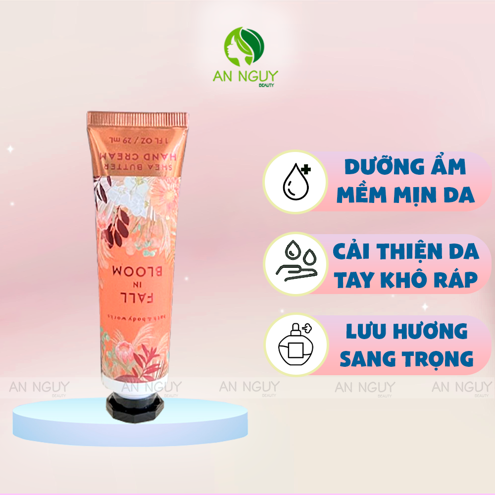 Kem Dưỡng Da Tay Bath & Body Works Shea Butter Hand Cream Làm Mềm Da Tay, Cấp Ẩm 29ml