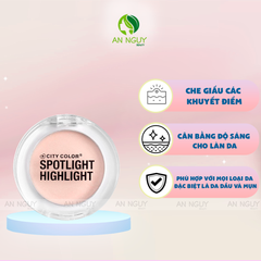 Phấn Bắt Sáng Dạng Kem City Color Spotlight Highlight 2.7gr