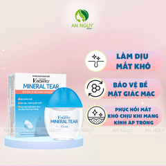 Dung Dịch Nhỏ Mắt V.Rohto Mineral Tear Giữ Ẩm & Bổ Sung Khoáng Chất 13ml