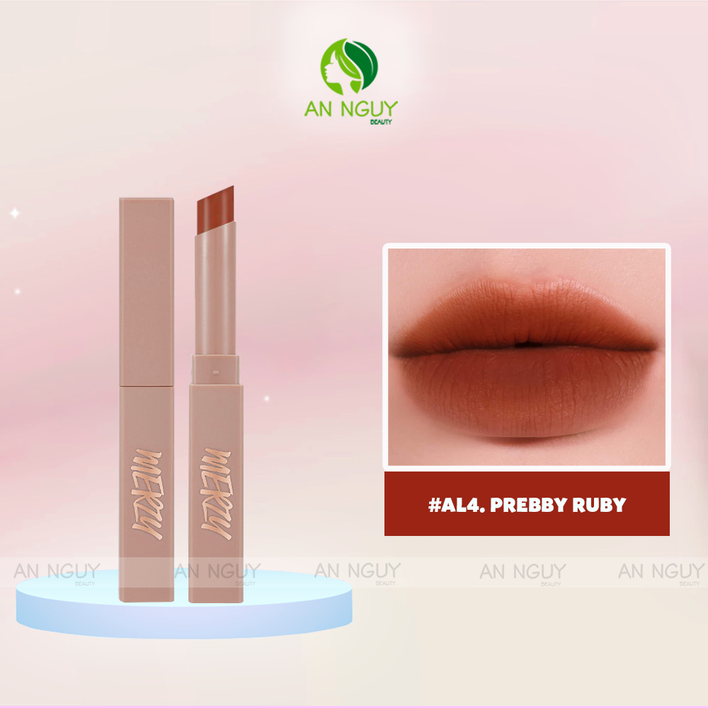 Son Thỏi Lì Merzy Academia Cotton Lipstick 1.8gr