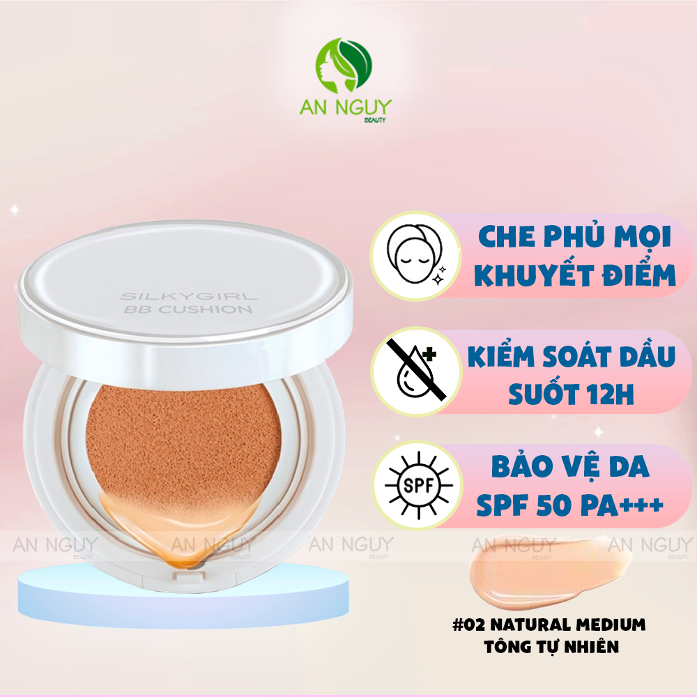 Phấn Nước SilkyGirl Magic BB Cushion SPF50/PA+++ 15gr