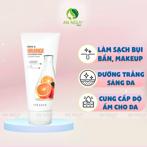 Sữa Rửa Mặt It’s Skin Have A Orange Cleansing Foam Chiết Xuất Cam 150ml