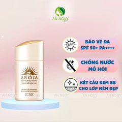 Kem Trang Điểm Chống Nắng Anessa Perfect UV Sunscreen Skincare BB Foundation 25ml