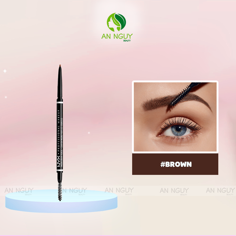 Chì Kẻ Mày NYX Micro Brow Duo Pencil And Brow Brush Auburn 0.5g