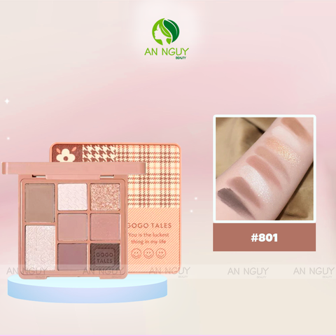 Bảng Phấn Mắt 8 Ô Gogo Tales Retro Mist Eyeshadow Palette 11.5gr