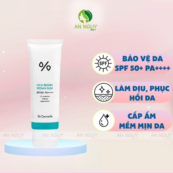 Kem Chống Nắng Dr.Ceuracle Cica Regen Vegan Sun SPF 50+ PA++++ Làm Dịu ...