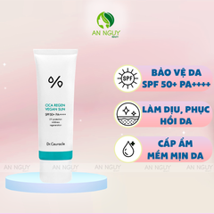 [Date 09/12/2024 - 01/2025] Kem Chống Nắng Dr.Ceuracle Cica Regen Vegan Sun SPF 50+ PA++++ Làm Dịu Dành Cho Da Nhạy Cảm 50ml