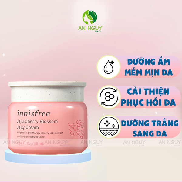 Kem Dưỡng Innisfree Jeju Cherry Blossom Jelly Cream 50ml