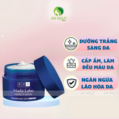 Gel Dưỡng Hada Labo Perfect White Tranexamic Acid Gel Cream Sáng Da Chuyên Sâu, Giảm Thâm Sạm 50gr