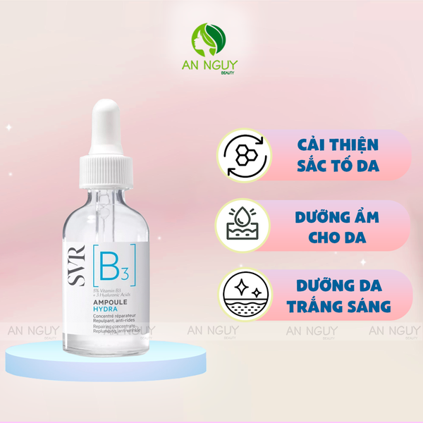 Tinh Chất SVR B3 Ampoule Hydra Ngừa Nếp Nhăn, Phục Hồi & Dưỡng Ẩm Da 30ml