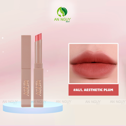 Son Thỏi Lì Merzy Academia Cotton Lipstick 1.8gr