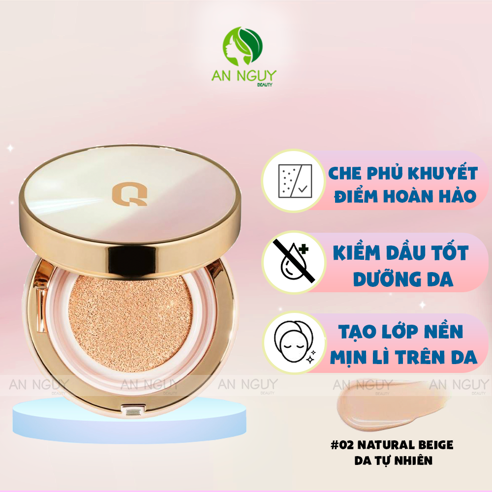 Phấn Nước Glamrr Q Long Wear DD Cushion SPF50+/PA+++ Kiềm Dầu Dưỡng Da 13gr
