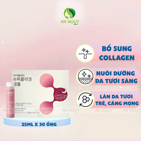 Nước Uống Đẹp Da Vital Beautie Program Super Collagen 30 Ống x 25ml