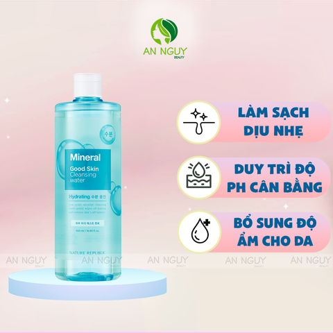 Nước Tẩy Trang Nature Republic Cleansing Water 500ml