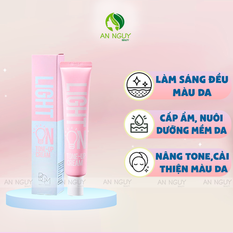 Kem Nâng Tông Da Bom Light On Tone Up Cream 40ml