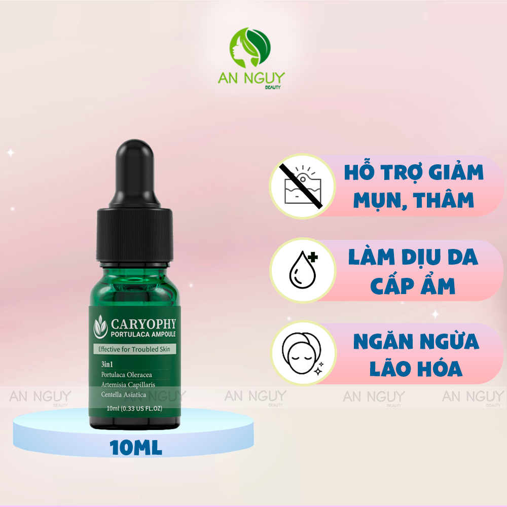 Tinh Chất Caryophy Portulaca Ampoule Trị Mụn Và Giảm Thâm (10ml)