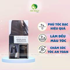 Kem Nhuộm Tóc Weilaiya Natural Black