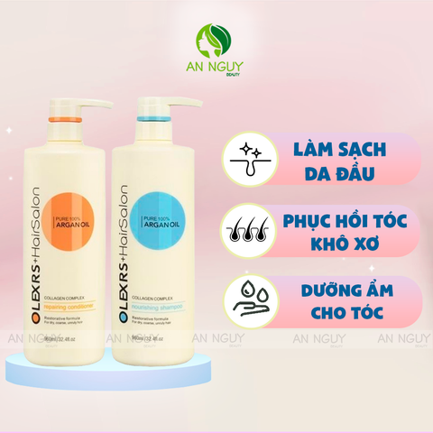 Bộ Gội Xả Olexrs + HairSalon Collagen Complex