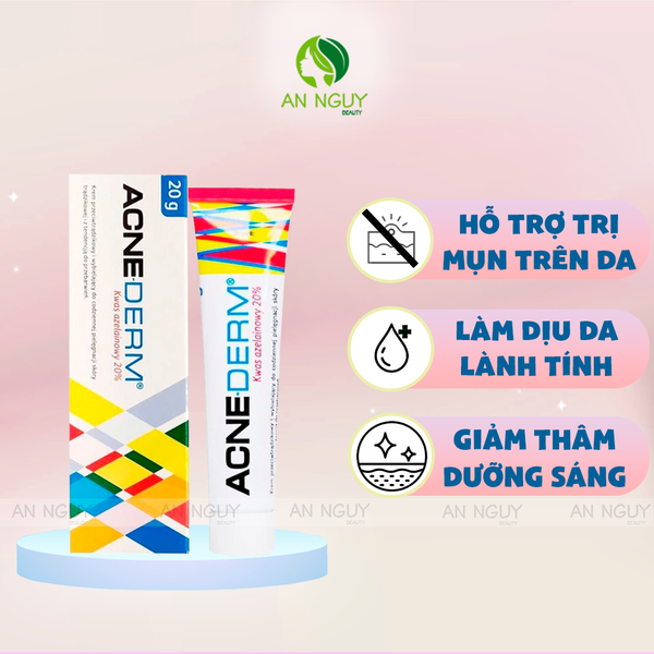 Kem Trị Mụn, Mờ Thâm Acne-Derm Kwas Azelainowy 20% 20gr