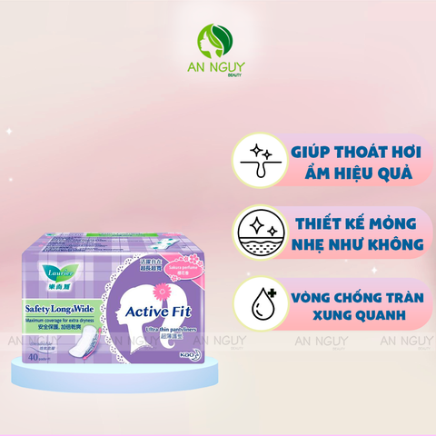 Băng Vệ Sinh Laurier Siêu Thấm Hương Hoa Anh Đào