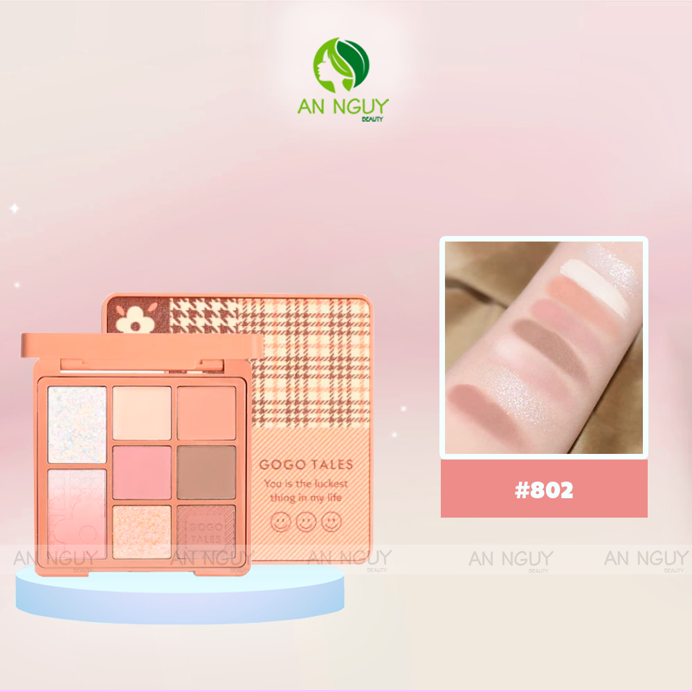 Bảng Phấn Mắt 8 Ô Gogo Tales Retro Mist Eyeshadow Palette 11.5gr