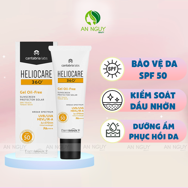 Gel Chống Nắng Heliocare 360• Gel Oil-Free SPF50 50ml (CTY)