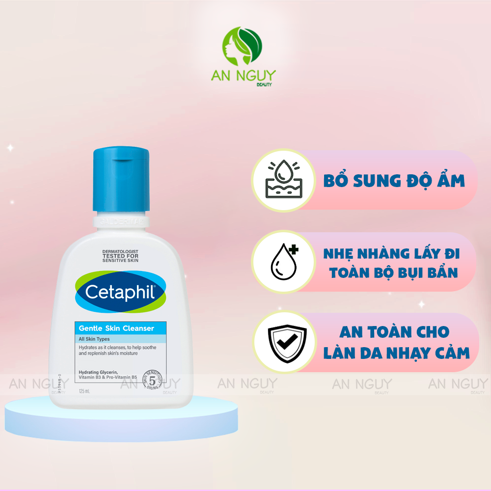 Sữa Rửa Mặt Cetaphil Cleanser Làm Sạch Dịu Nhẹ Cho Da Nhạy Cảm (Mẫu Mới)