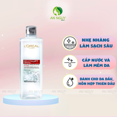 Nước Tẩy Trang L'Oreal Revitalift Crystal Micellar Water Làm Sạch Sâu Dành Cho Da Dầu (Xám)