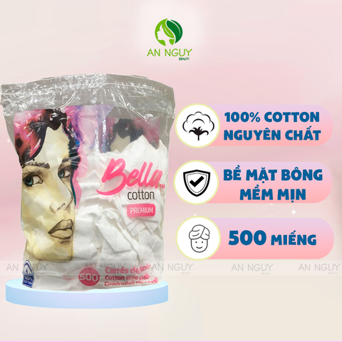 Bông Tẩy Trang Bella Cotton Premium