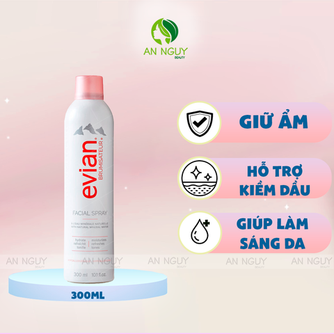 Xịt Khoáng Evian Facial Spray Cấp Ẩm Và Làm Dịu Da