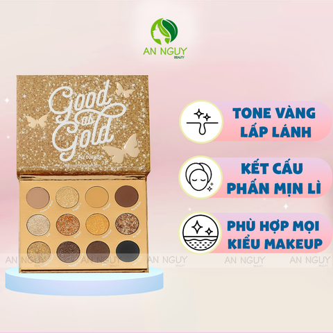 Bảng Phấn Mắt 12 Ô Colourpop Good As Gold Eyeshadow Palette 8.1gr