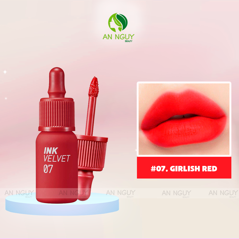 Son Kem Lì Peripera Ink Velvet Mềm Mịn, Lên Chuẩn Màu 4gr