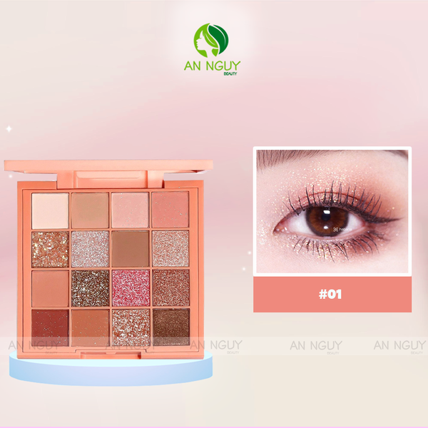 Bảng Phấn Mắt 16 Ô Habaria Eyeshadow Palette 16gr