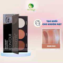 Bảng Phấn Tạo Khối Và Highlight 3 Ô City Color Contour Effects Palette 4.5gr