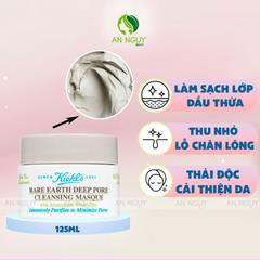 Mặt Nạ Đất Sét Kiehl’s Rare Earth Deep Pore Cleansing Masque Kiềm Dầu, Se Khít Lỗ Chân Lông