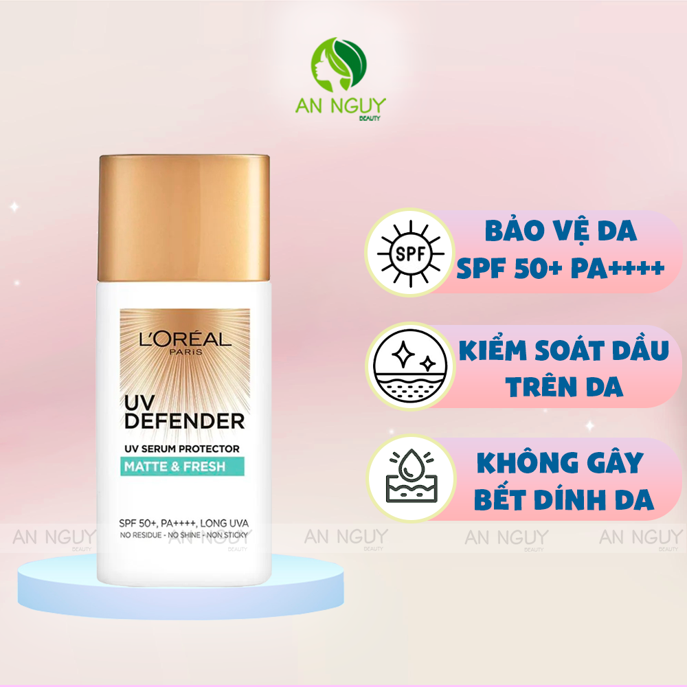 Kem Chống Nắng L'Oreal Paris UV Defender Serum Protector SPF 50+ PA ++++ 50ml