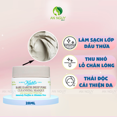 Mặt Nạ Đất Sét Kiehl’s Rare Earth Deep Pore Cleansing Masque Kiềm Dầu, Se Khít Lỗ Chân Lông